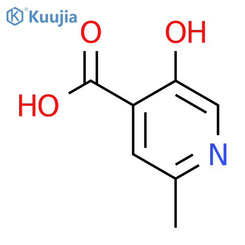 5-hydroxy-2-methylpyridine-4-carboxylic acid structure
