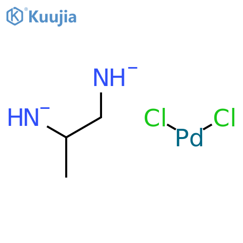 Palladium,dichloro(1,2-propanediamine-kN,kN')-, (SP-4-3)- (9CI) structure
