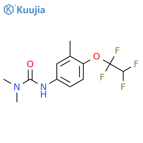 Urea, N,N-dimethyl-N'-[3-methyl-4-(1,1,2,2-tetrafluoroethoxy)phenyl]- structure