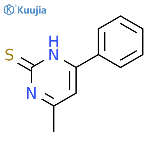 4-Methyl-6-phenylpyrimidine-2-thiol structure