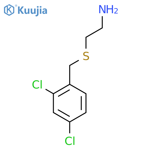 {2-(2,4-dichlorobenzyl)thioethyl}amine structure