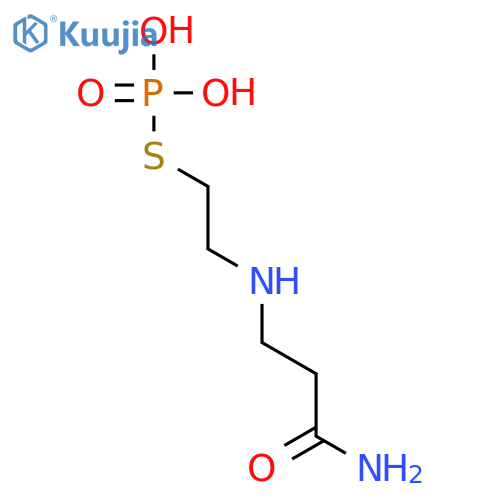 Propanamide,3-[[2-(phosphonothio)ethyl]amino]- (9CI) structure