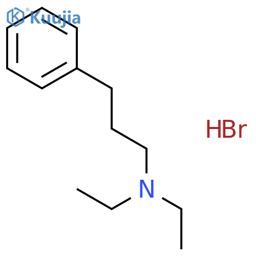 Benzenepropanamine, N,N-diethyl-, hydrobromide structure