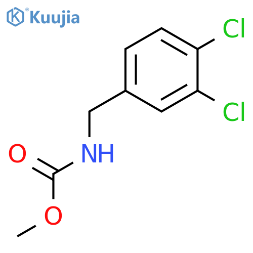 CARBAMIC ACID, [(3,4-DICHLOROPHENYL)METHYL]-, METHYL ESTER structure
