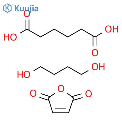 Hexanedioicacid,polymerwith1,4-butanedioland2,5-furandione structure