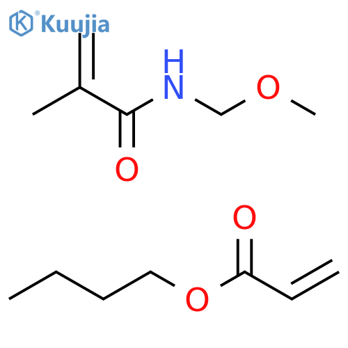 2-Propenoicacid,butylester,polymerwithN-(methoxymethyl)-2-methyl-2-propenamide structure