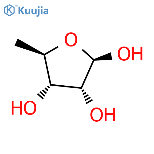 b-D-Ribofuranose, 5-deoxy- structure