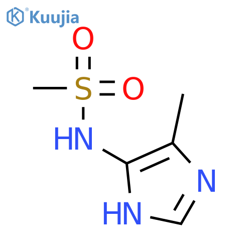N-(4-methyl-1H-imidazol-5-yl)-Methanesulfonamide structure