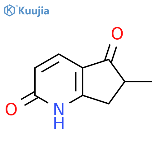 6-Methyl-6,7-dihydro-1H-cyclopenta[b]pyridine-2,5-dione structure