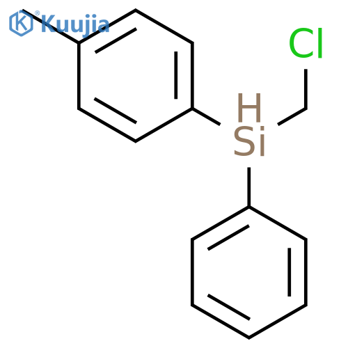 Silane, chloromethyl(4-methylphenyl)phenyl- structure
