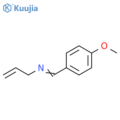 2-Propen-1-amine, N-[(4-methoxyphenyl)methylene]- structure