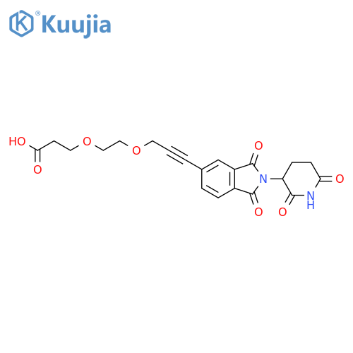 Thalidomide-Propargyne-PEG2-COOH structure
