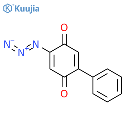 2,5-Cyclohexadiene-1,4-dione,2-azido-5-phenyl- structure