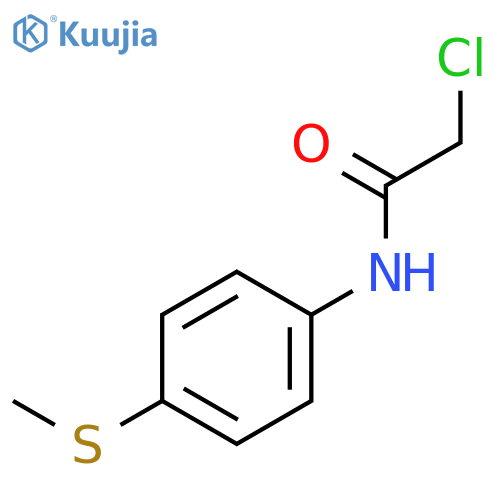 2-chloro-N-4-(methylthio)phenylacetamide structure