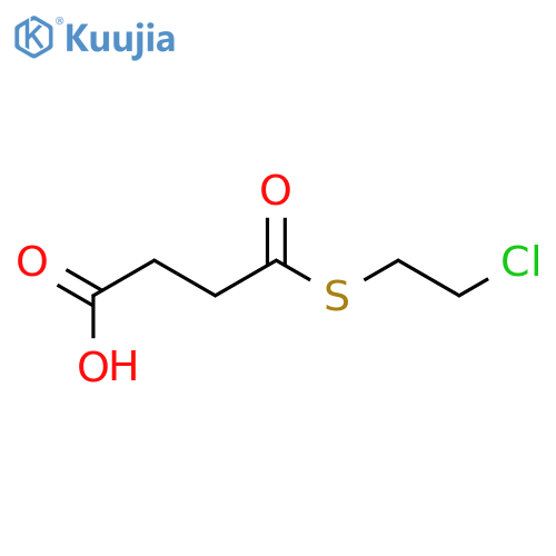 Butanoic acid,4-[(2-chloroethyl)thio]-4-oxo- structure