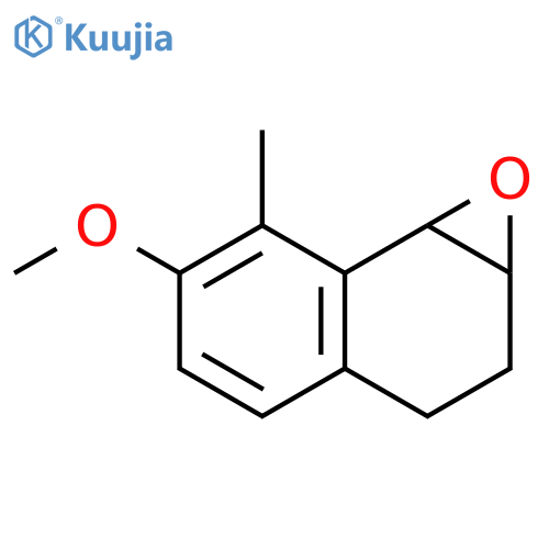 Naphth[1,2-b]oxirene, 1a,2,3,7b-tetrahydro-6-methoxy-7-methyl- structure