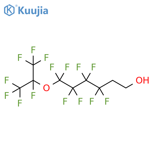 1-Hexanol,3,3,4,4,5,5,6,6-octafluoro-6-[1,2,2,2-tetrafluoro-1-(trifluoromethyl)ethoxy]- structure