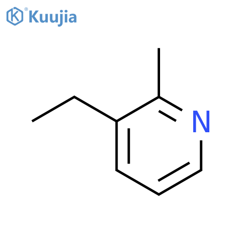 Pyridine, ethylmethyl- structure
