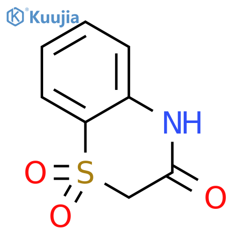 3,4-dihydro-2H-1,4-benzothiazine-1,1,3-trione structure
