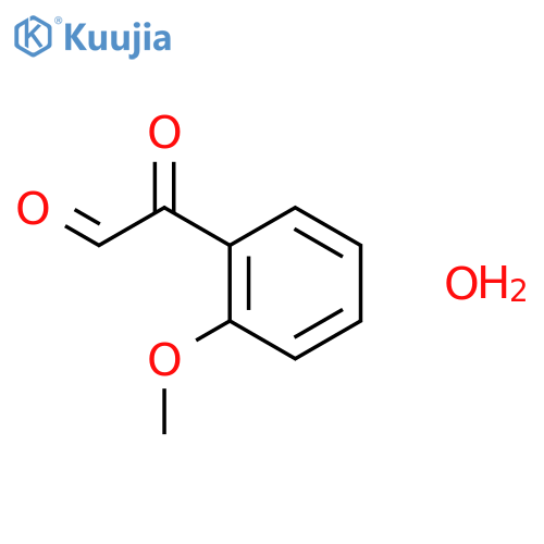 2-Methoxyphenylglyoxal hydrate structure