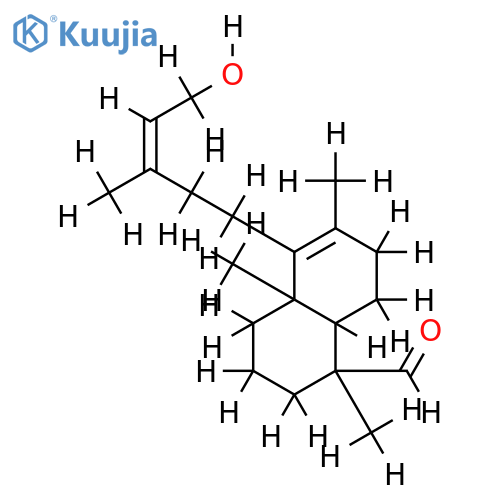 15-Hydroxy-8,E-13-labdadien-19-al structure