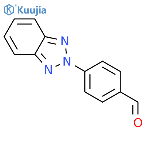 Benzaldehyde, 4-(2H-benzotriazol-2-yl)- structure