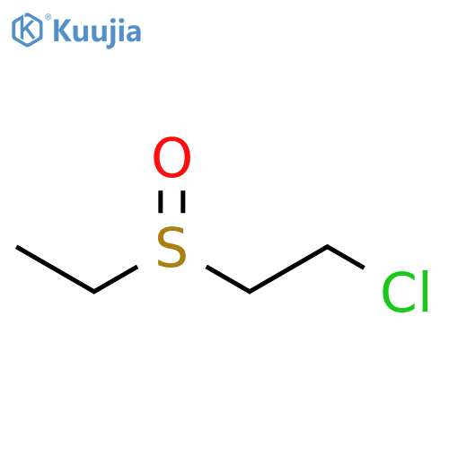 1-chloro-2-(ethanesulfinyl)ethane structure