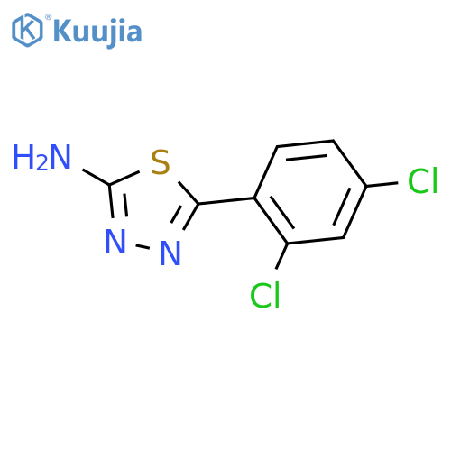 5-(2,4-Dichlorophenyl)-1,3,4-thiadiazol-2-amine structure