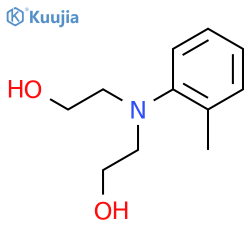 Ethanol,2,2'-[(2-methylphenyl)imino]bis- structure