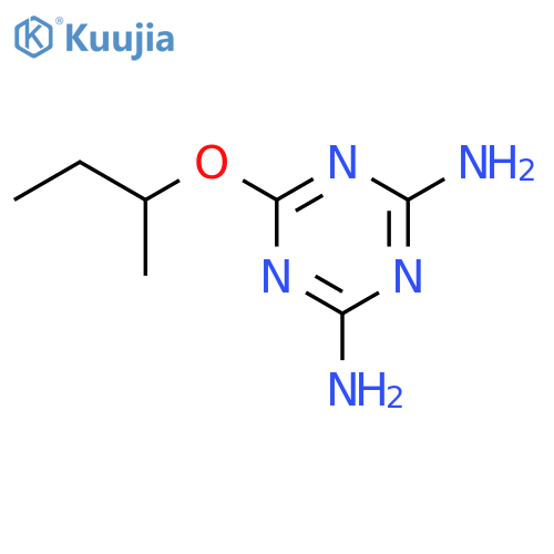 1,3,5-Triazine-2,4-diamine,6-(1-methylpropoxy)- structure