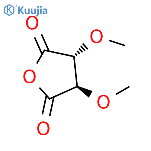 (3R,4R)-Dihydro-3,4-dimethoxy-2,5-furandione; structure