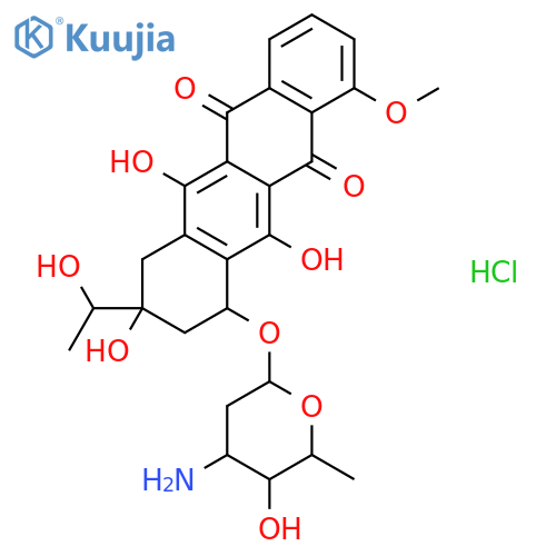 Daunorubicinol Hydrochloride (Mixture of Diastereomers) structure