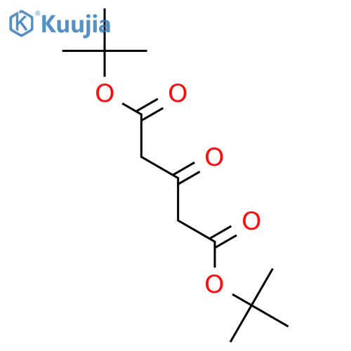 Pentanedioic acid,3-oxo-, 1,5-bis(1,1-dimethylethyl) ester structure