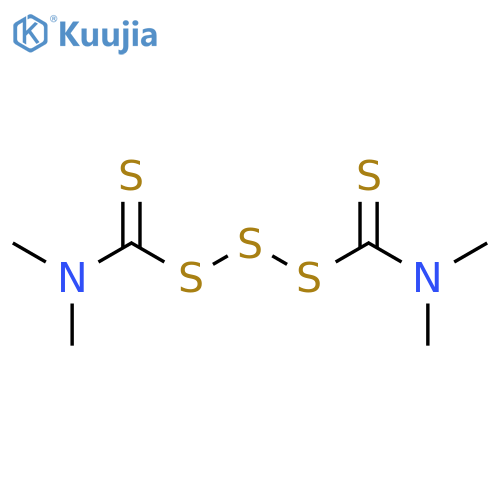Methanethioamide,1,1'-trithiobis[N,N-dimethyl- structure