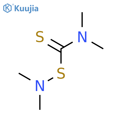 Methanamine, N-[[(dimethylamino)thioxomethyl]thio]-N-methyl- structure