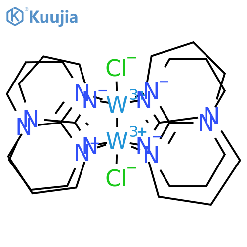Tetrakis(hexahydro-2H-pyrimido[1,2-a]pyrimidinato)ditungsten(III) dichloride structure