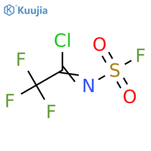 (1-Chloro-2,2,2-trifluoroethylidene)sulfamoyl fluoride structure