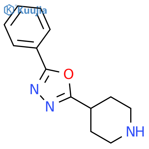 4-(5-Phenyl-1,3,4-oxadiazol-2-yl)piperidine structure