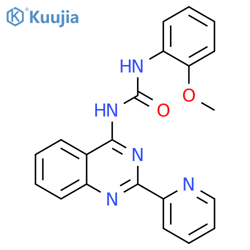 Urea, N-(2-methoxyphenyl)-N'-[2-(2-pyridinyl)-4-quinazolinyl]- structure