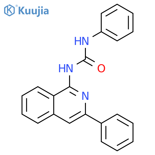 Urea, N-phenyl-N'-(3-phenyl-1-isoquinolinyl)- structure