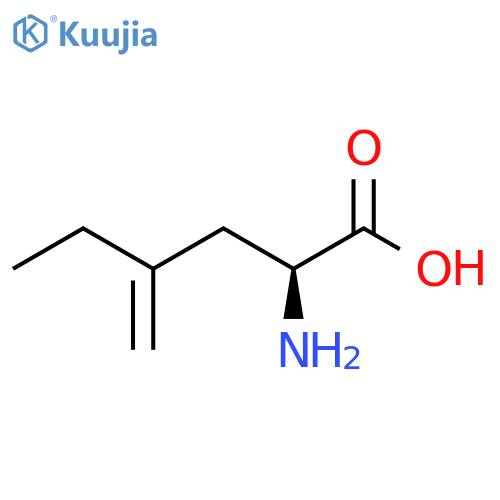 2-amino-4-methylidenehexanoic acid structure