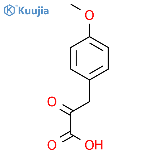 3-(4-methoxyphenyl)-2-oxopropanoic acid structure