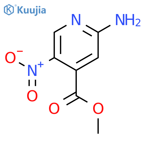 Methyl 2-amino-5-nitroisonicotinate structure