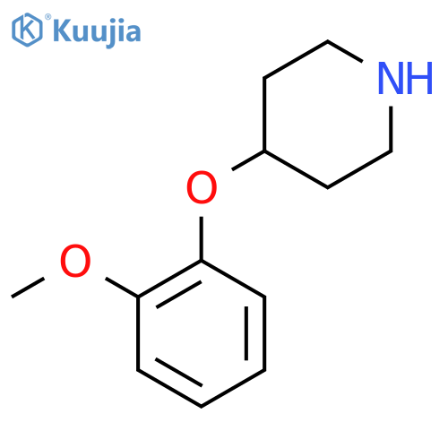 4-(2-Methoxyphenoxy)piperidine structure