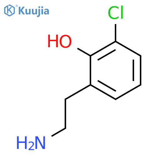 2-(2-aminoethyl)-6-chlorophenol structure
