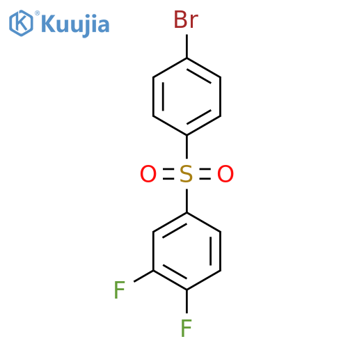 4-((4-Bromophenyl)sulfonyl)-1,2-difluorobenzene structure