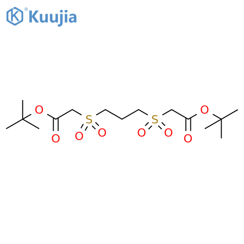 Di-tert-Butyl 2,2'-(propane-1,3-diyldisulfonyl)diacetate structure