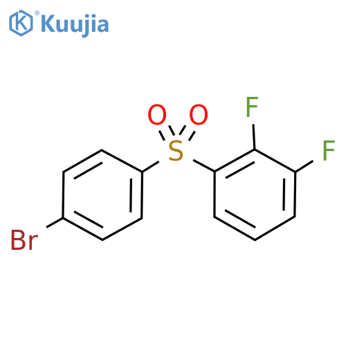 1-((4-Bromophenyl)sulfonyl)-2,3-difluorobenzene structure