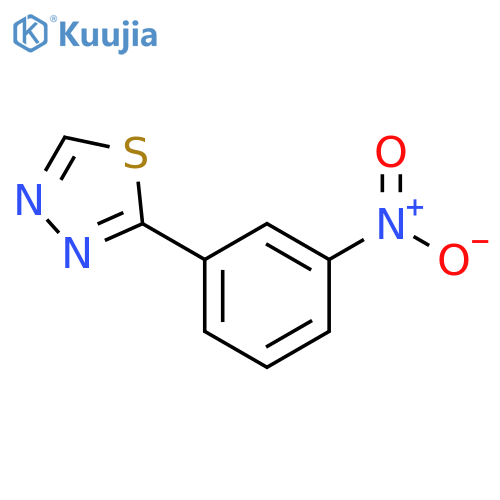 1,3,4-Thiadiazole, 2-(3-nitrophenyl)- structure