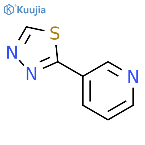 Pyridine, 3-(1,3,4-thiadiazol-2-yl)- structure
